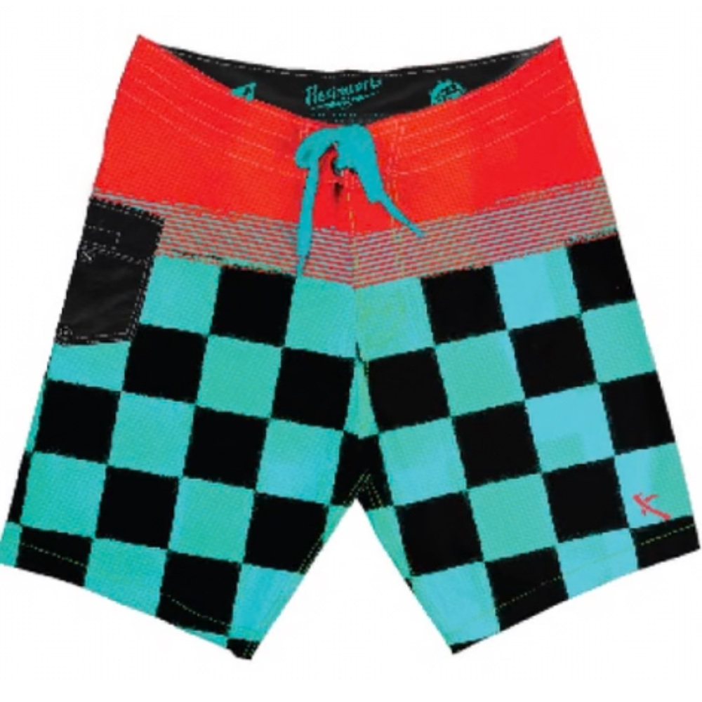 Lost Clothing Resinworks Board Shorts Size 34 (Small pull on back left leg)